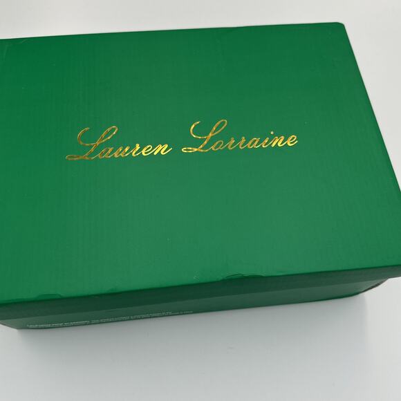 Lauren Lorraine Pump Shoes High Heel Size 11 Black Rhinestone Formal Party NEW - Picture 14 of 15